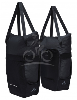 Vaude  dvojitá taška na nosič TwinShopper, black - Vaude TwinShopper, black