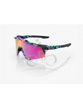 Cyklistické okuliare 100% SPEEDCRAFT® - Peter Sagan LE Soft Tact Tie Dye - Purple Multilayer Mirror Lens