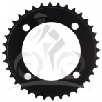 SRAM CRING MTB 38T DH SS 104 AL MATTEBLACK Množ. Uni (11.6215.074.000)