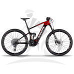 Celoodpružený elektrobicykel MMR X-BOLT 140 10 - Black N Chrome Red - veľkosť M / 23/2024