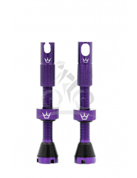 PEATY'S X CHRIS KING (MK2) VIOLET TUBELESS VALVES 42MM (PTV2-42-VLT-12) Množ. Uni