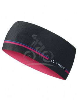 Vaude čelenka Logo Headband II, unisex, rich pink - Vaude Logo Headband II, unisex, rich pink