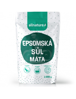 Allnature Epsomská soľ mäta 1 kg