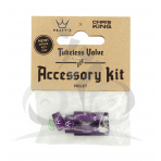 PEATY'S X CHRIS KING (MK2) VIOLET TUBELESS VALVES ACCESSORY KIT (PTV2-ACCS-VLT-12) Množ. Uni