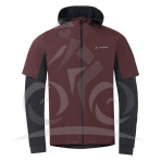 Vaude cyklistický dres All Year Moab FZ Hoody, pánsky, dark oak - L