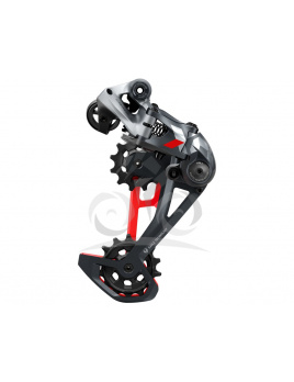 Prehadzovačka SRAM X01 Eagle Lunar Oxy (červená) 12 rýchlostí 10-52z