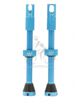 PEATY'S X CHRIS KING (MK2) TURQUOISE TUBELESS VALVES 60MM (PTV2-60-TRQ-12) Množ. Uni