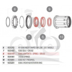 MAVIC KIT ID360 ROAD 2 RATCHETS + SPRING + GREASE (V2251701) Množ. Uni