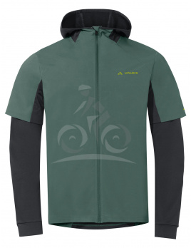 Vaude cyklistický dres All Year Moab FZ Hoody, pánsky, dusty forest - XL