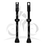 PEATY'S X CHRIS KING (MK2) BLACK TUBELESS VALVES - 80MM (PTV2-80-BLK-12) Množ. Uni