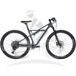 Celoodpružený bicykel SILVERBACK CF - SRAM GX 12s, veľkosť L - šedá