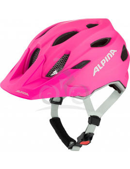 ALPINA Cyklistická prilba Carapax JR shocking-pink